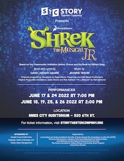 Shrek JR poster